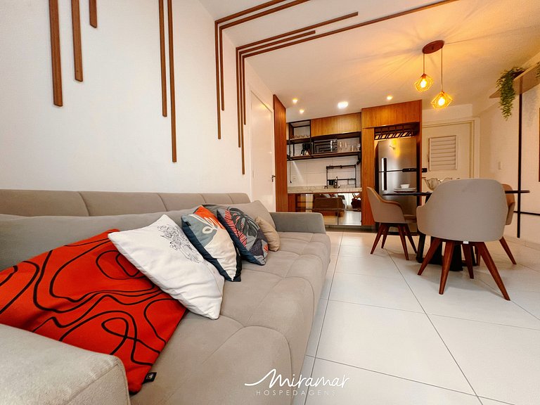 Apart c/ banheira- Jardim Oceania-Miramar