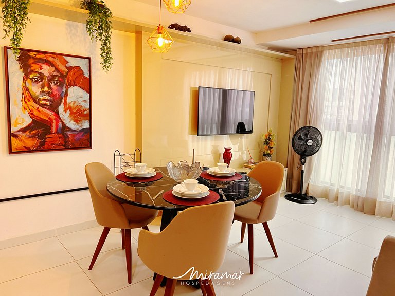 Apart c/ banheira- Jardim Oceania-Miramar