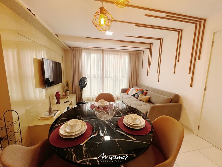 Apart c/ banheira- Jardim Oceania-Miramar