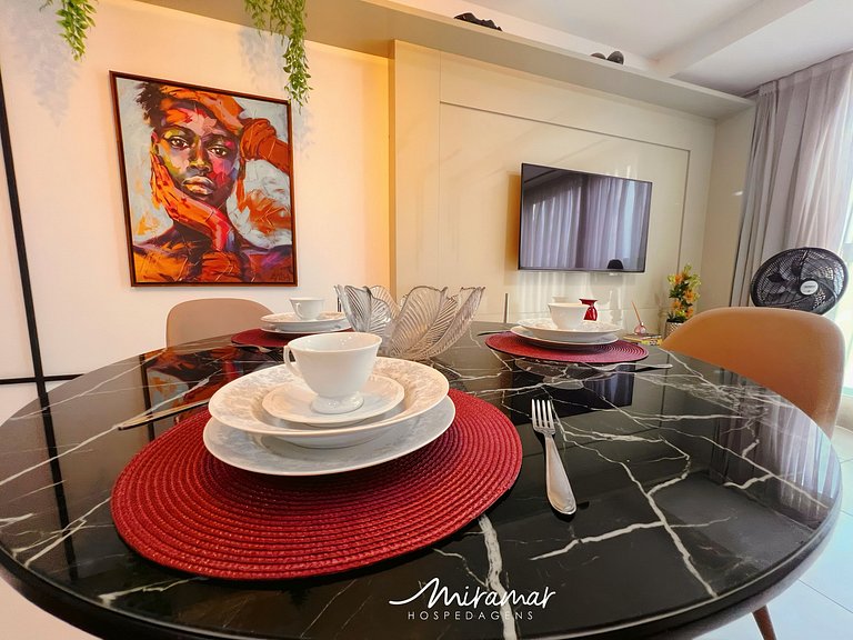 Apart c/ banheira- Jardim Oceania-Miramar