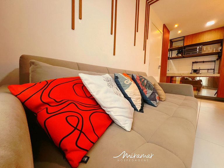 Apart c/ banheira- Jardim Oceania-Miramar