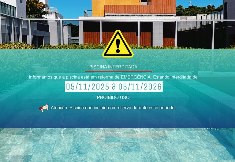 Flat p/ 4 pessoas no Cabo Branco - MH