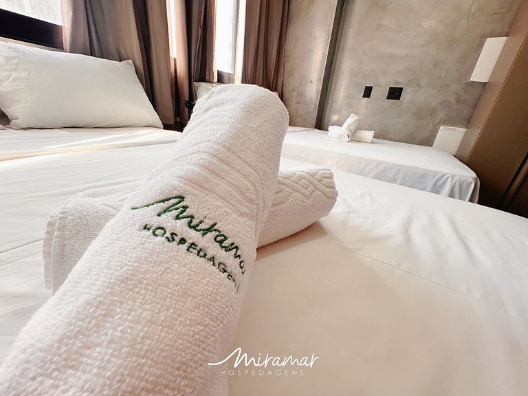 Flat com 2 Camas de Casal no Get One-Miramar