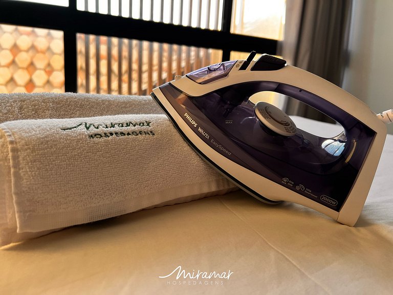 Flat p/ 3 pessoas Vista Mar Lateral - Miramar