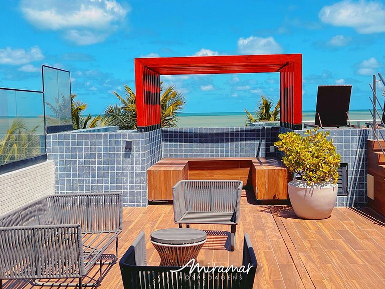 Apart. c/Varanda 2 quartos Jardim Oceania-Miramar