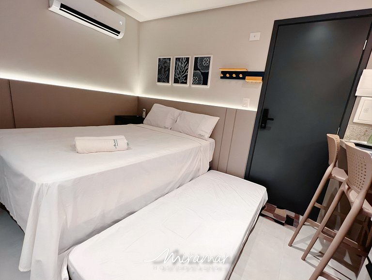 Flat p/ 3 no Stay Jardim Oceania-Miramar