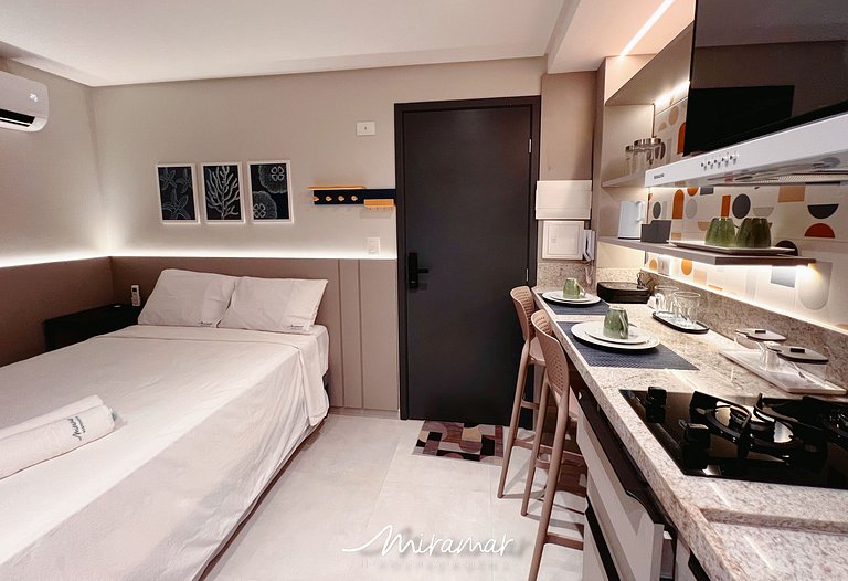 Flat p/ 3 no Stay Jardim Oceania-Miramar