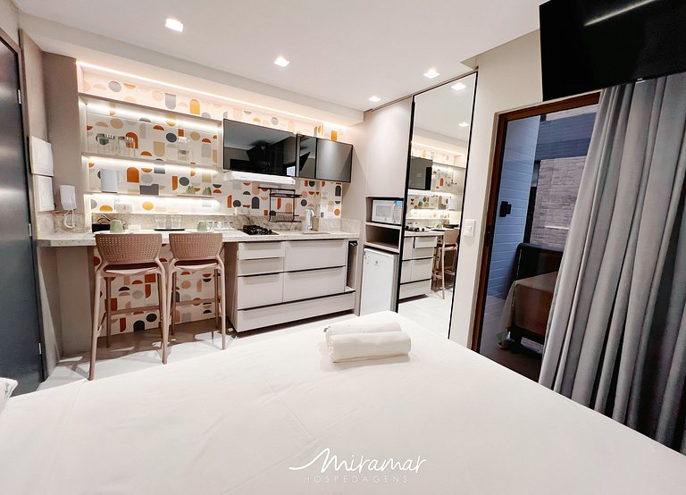 Flat p/ 3 no Stay Jardim Oceania-Miramar