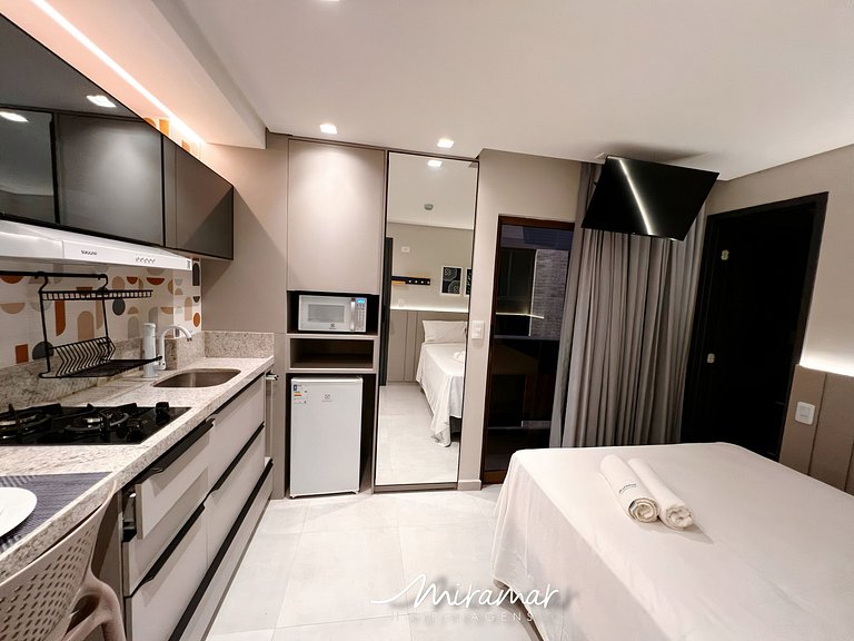 Flat p/ 3 no Stay Jardim Oceania-Miramar