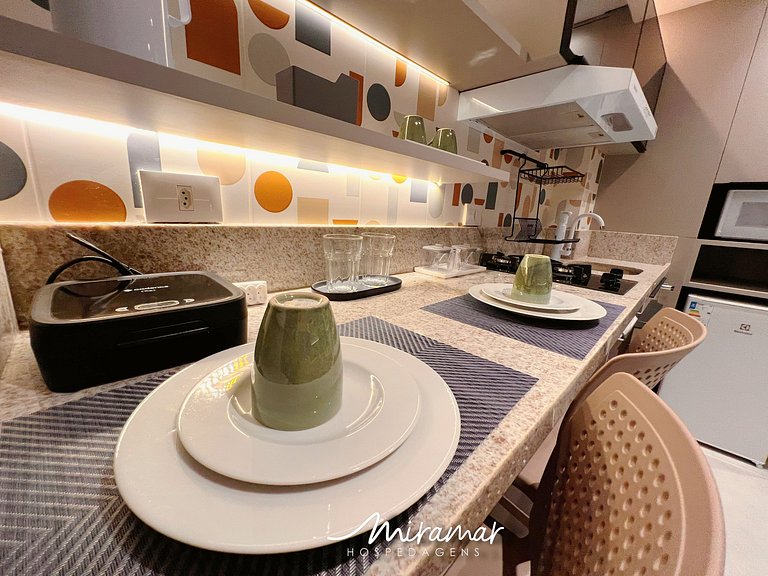 Flat p/ 3 no Stay Jardim Oceania-Miramar