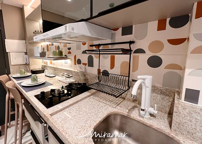 Flat p/ 3 no Stay Jardim Oceania-Miramar