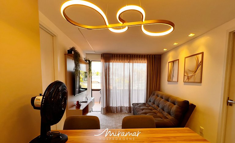 Apart. c/Varanda 2 quartos Jardim Oceania - MH
