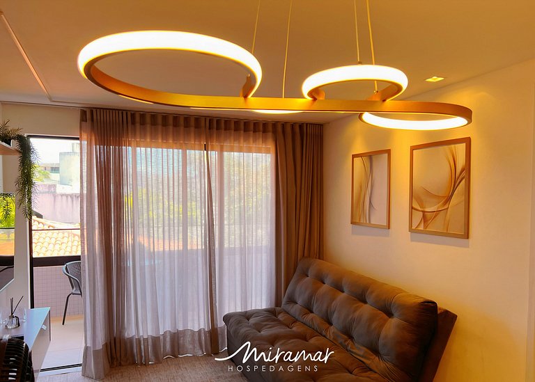 Apart. c/Varanda 2 quartos Jardim Oceania-Miramar