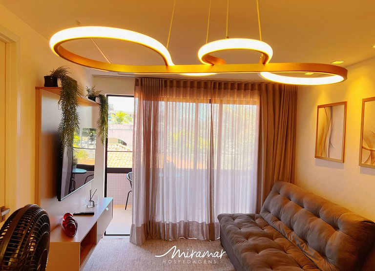 Apart. c/Varanda 2 quartos Jardim Oceania-Miramar