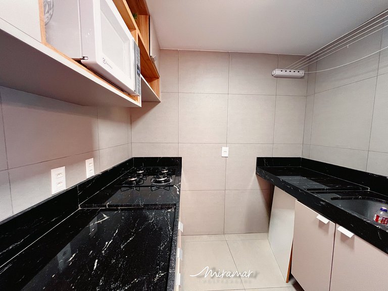 Apart. c/Varanda 2 quartos Jardim Oceania-Miramar