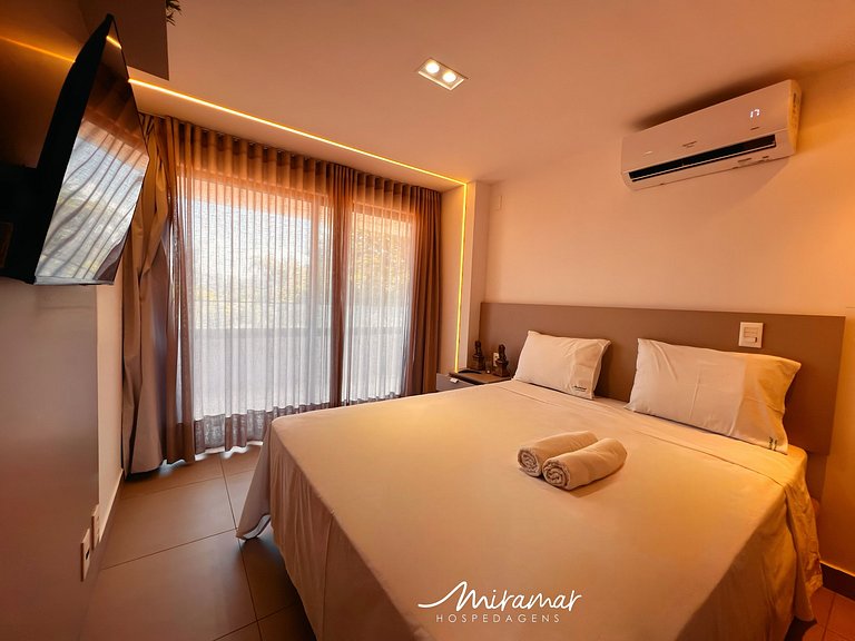 Apart. c/Varanda 2 quartos Jardim Oceania-Miramar