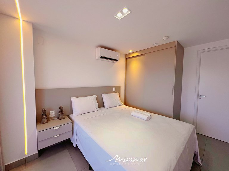 Apart. c/Varanda 2 quartos Jardim Oceania-Miramar