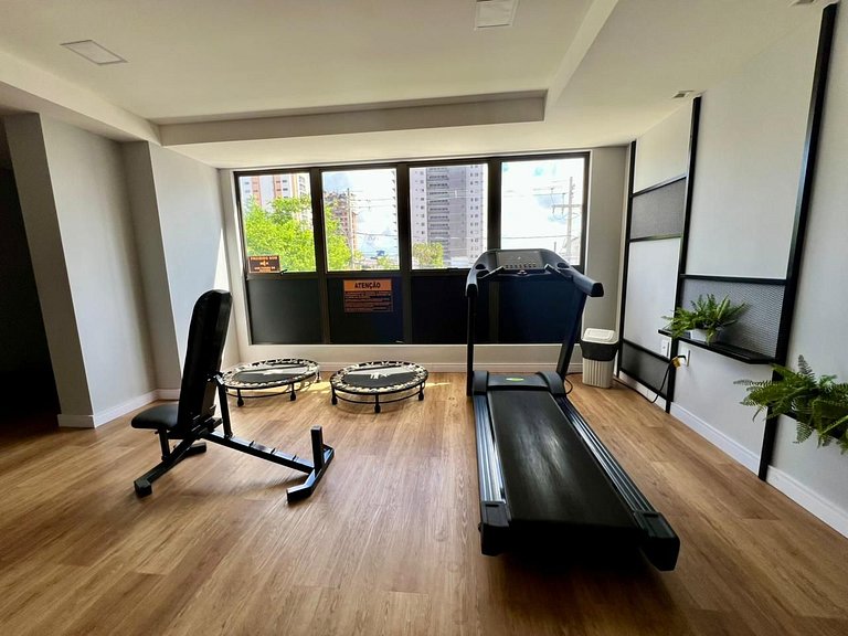 Flat Moderno p/ 4 pessoas em Tambauzinho