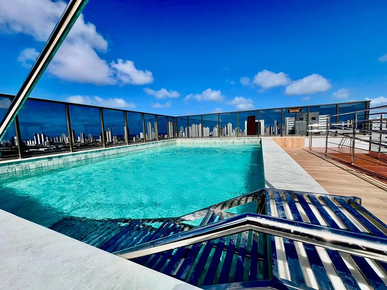 Flat Moderno p/ 4 pessoas em Tambauzinho