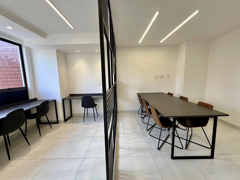 Flat Moderno p/ 4 pessoas em Tambauzinho