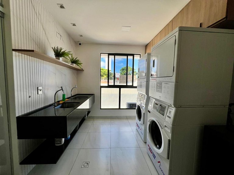 Flat Moderno p/ 4 pessoas em Tambauzinho