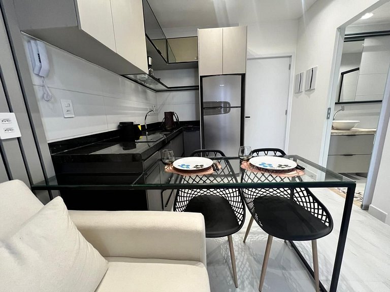 Flat Moderno p/ 4 pessoas em Tambauzinho
