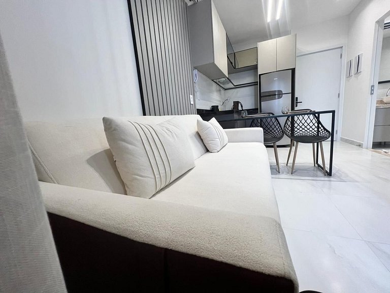 Flat Moderno p/ 3 pessoas em Tambauzinho