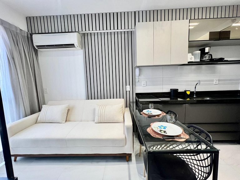 Flat Moderno p/ 3 pessoas em Tambauzinho