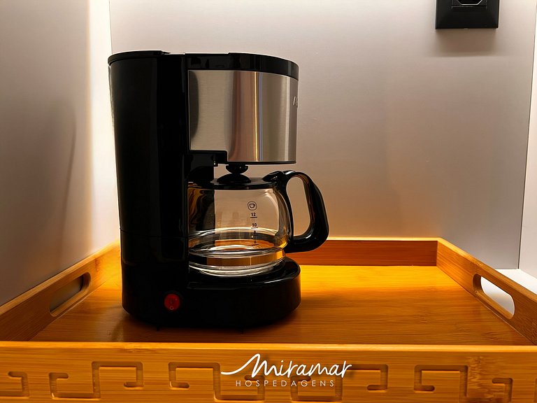 Flat c/Terraço p/ 2 pessoas Alta Marine-Miramar