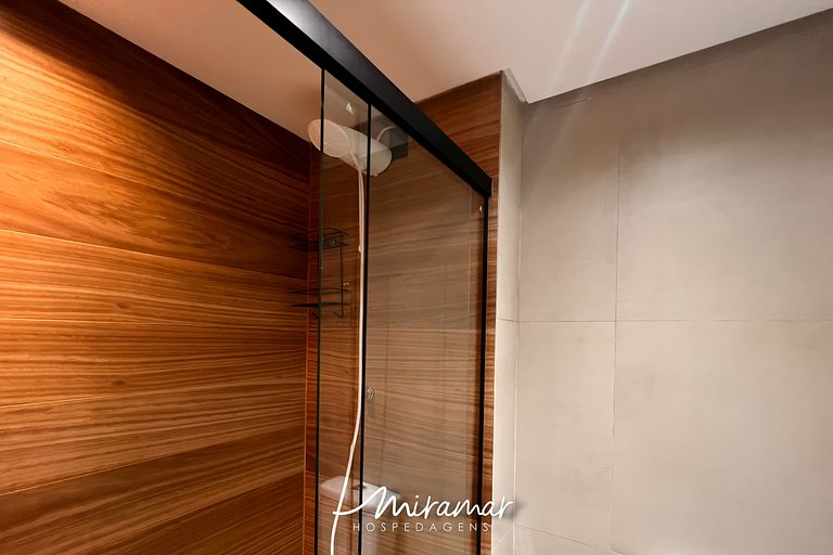 Flat c/Terraço p/ 2 pessoas Alta Marine-Miramar