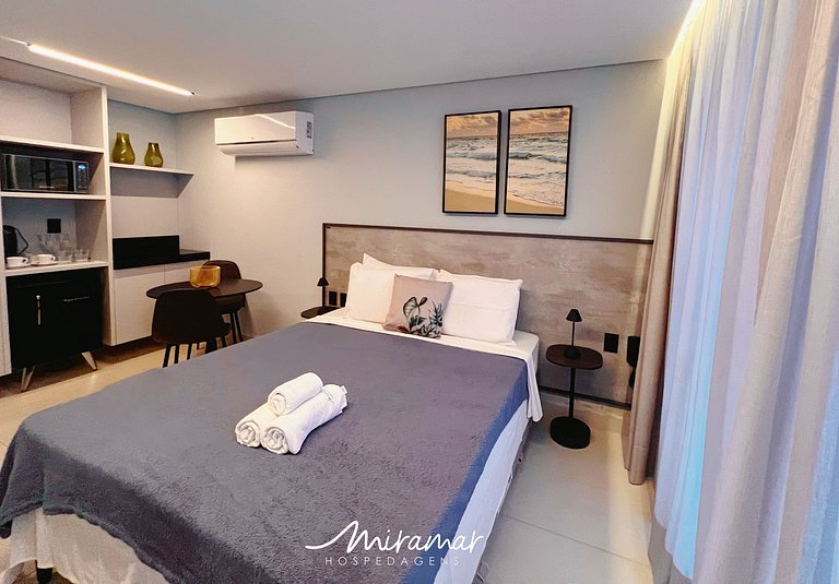 Flat com Terraço Alta Garden- Miramar Hospedagens