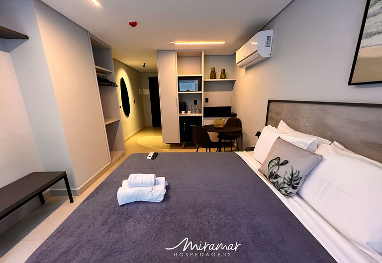 Flat com Terraço Alta Garden- Miramar Hospedagens