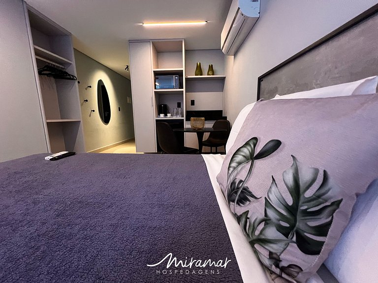 Flat com Terraço Alta Garden- Miramar Hospedagens