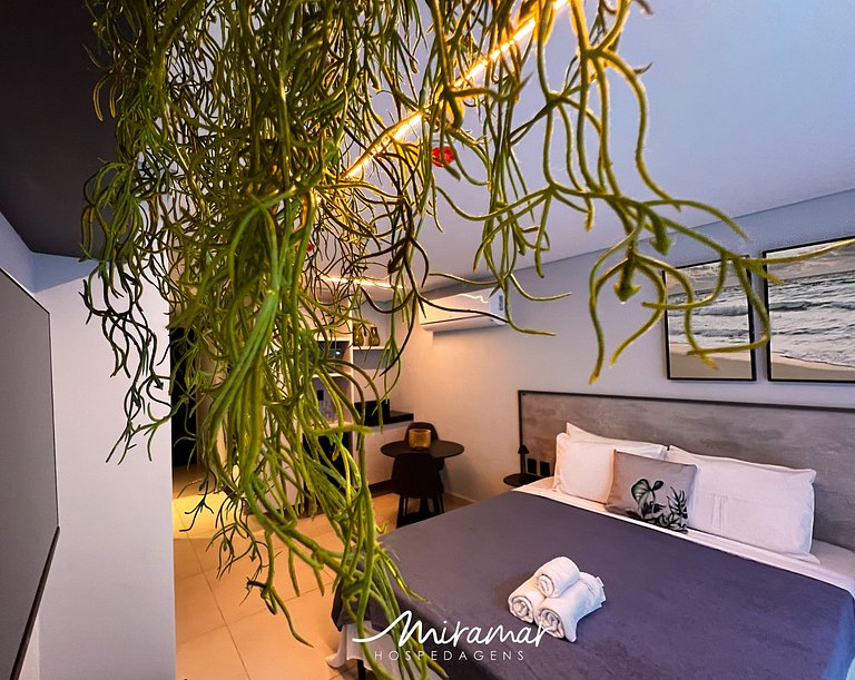 Flat com Terraço Alta Garden- Miramar Hospedagens