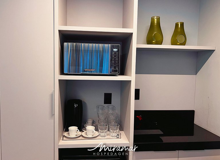 Flat com Terraço Alta Garden- Miramar Hospedagens