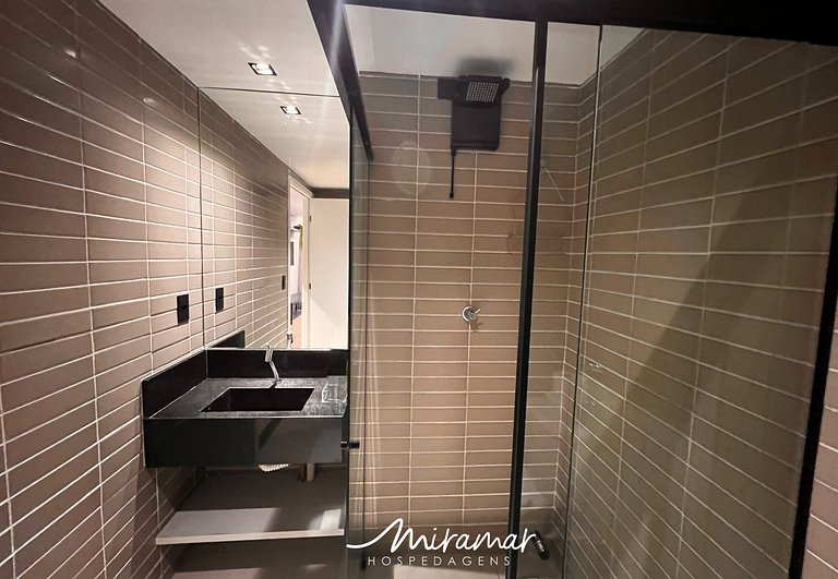 Flat com Terraço Alta Garden- Miramar Hospedagens