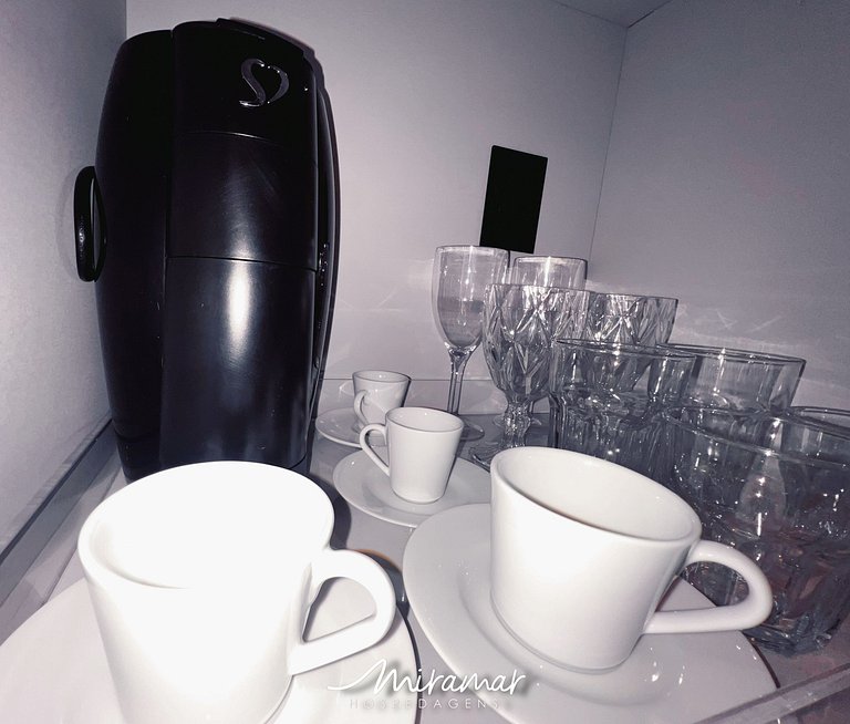 Flat com Terraço Alta Garden- Miramar Hospedagens