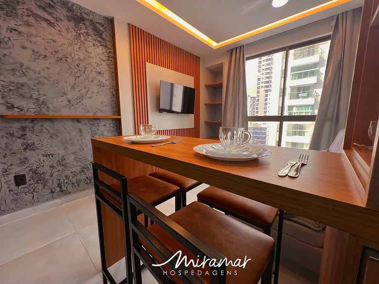 Flat em Tambaú c/Espelho no Teto | By MH