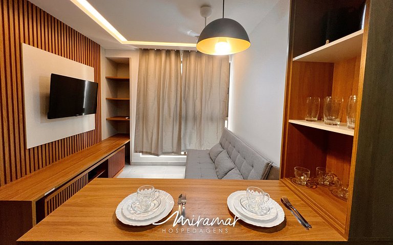 Flat em Tambaú c/Espelho no Teto | By MH