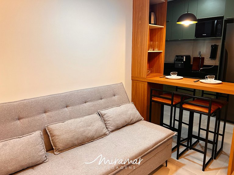 Flat em Tambaú c/Espelho no Teto | By MH