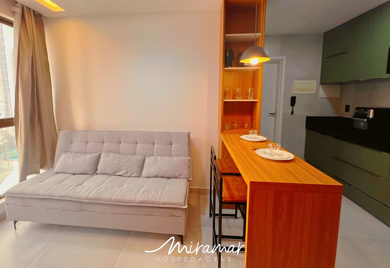 Flat em Tambaú c/Espelho no Teto | By MH