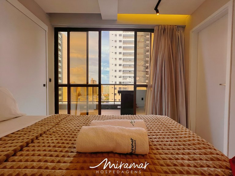 Flat c/ Varanda p/4 pessoas Tambaú-MH