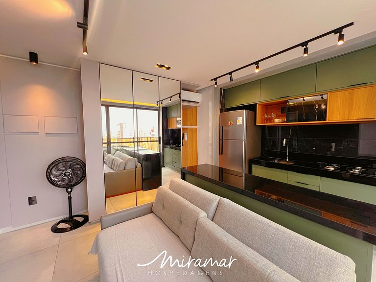 Flat c/ Varanda p/4 pessoas Tambaú-MH