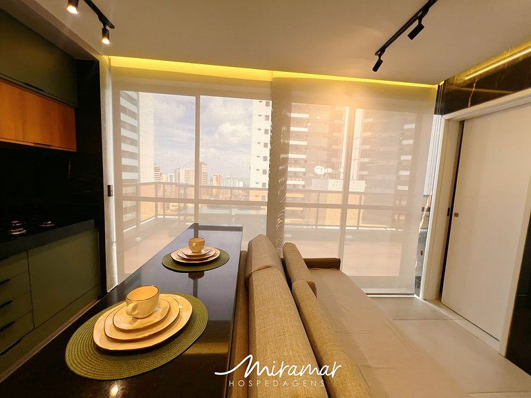 Flat c/ Varanda p/4 pessoas Tambaú-MH