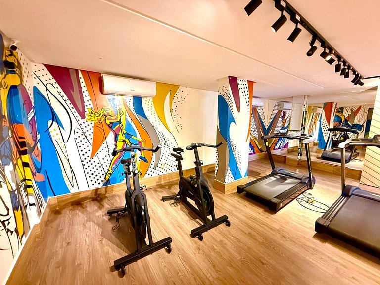 Flat p/ 4 Próximo a Praia no Ozean-Miramar