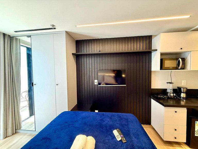 Flat p/ 4 pessoas na Orla do Cabo Branco