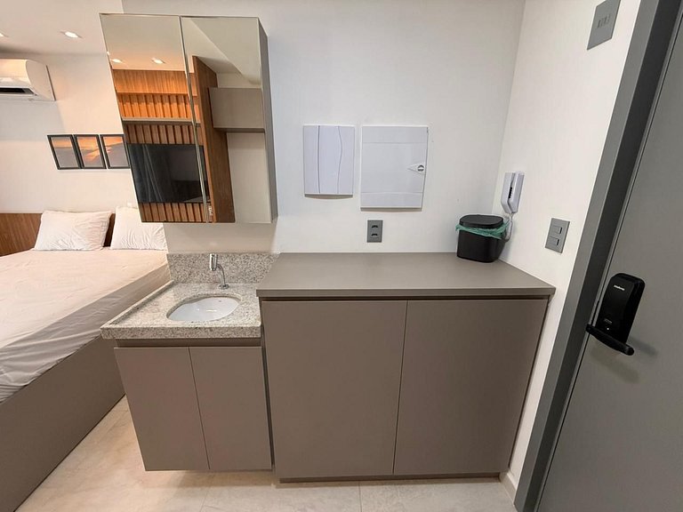 Flat p/ 3 pessoas no Jardim Oceania