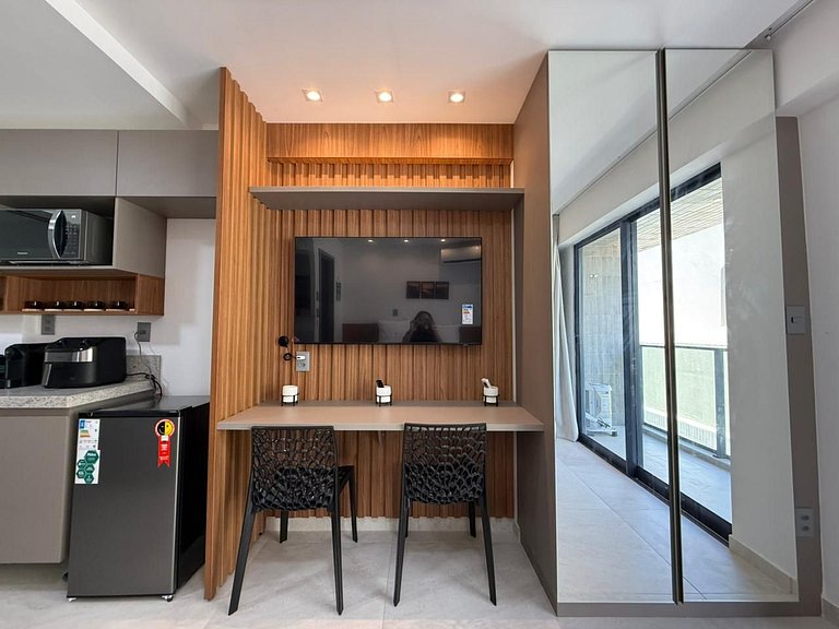 Flat p/ 3 pessoas no Jardim Oceania