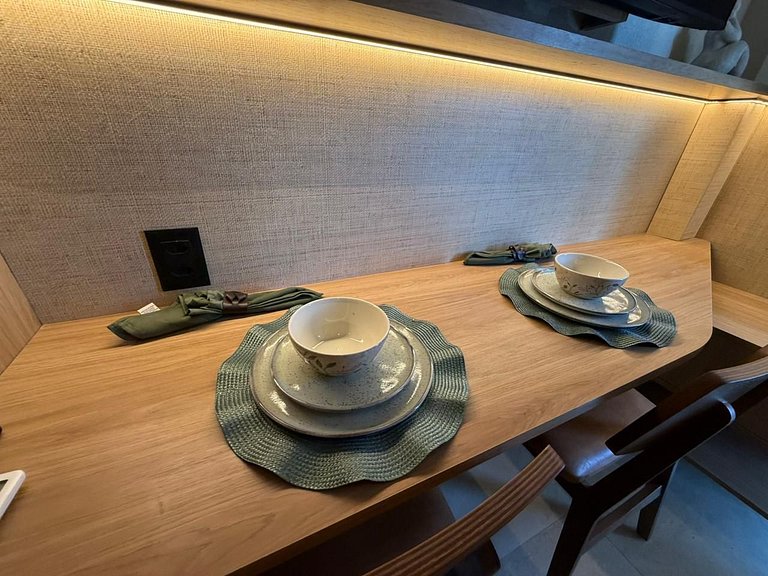 Flat sofisticado no Jardim Oceania