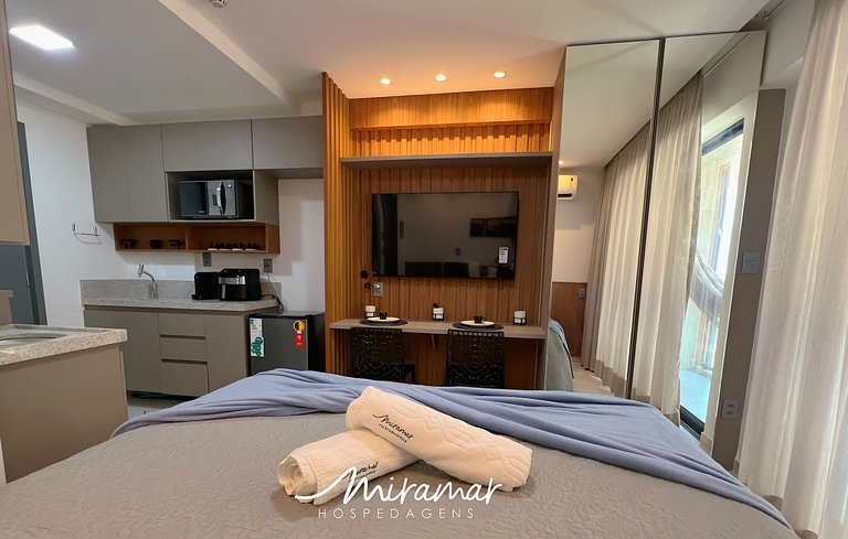 Flat p/ 3 pessoas no Jardim Oceania (MH)